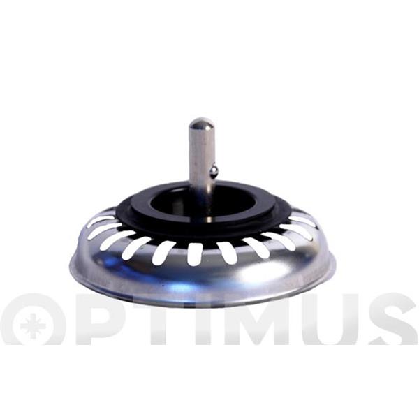 TAPON VALVULA FREGADERA CON EJE CENTRAL CESTA &Oslash; 115 MM ORFESA