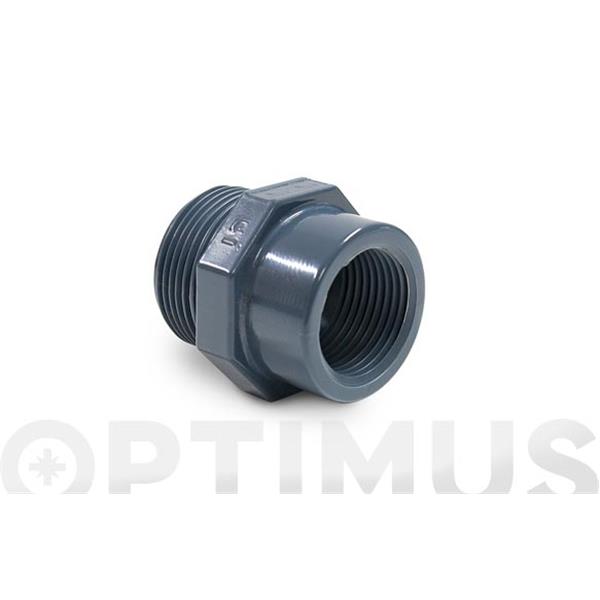 REDUCCION ROSCADA M 3/4" X H 1/2" PVC