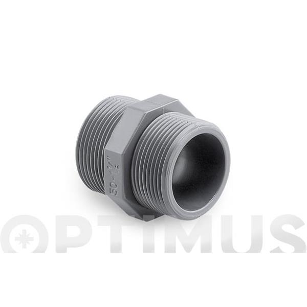 MACHON ROSCADO 3/4" PVC 