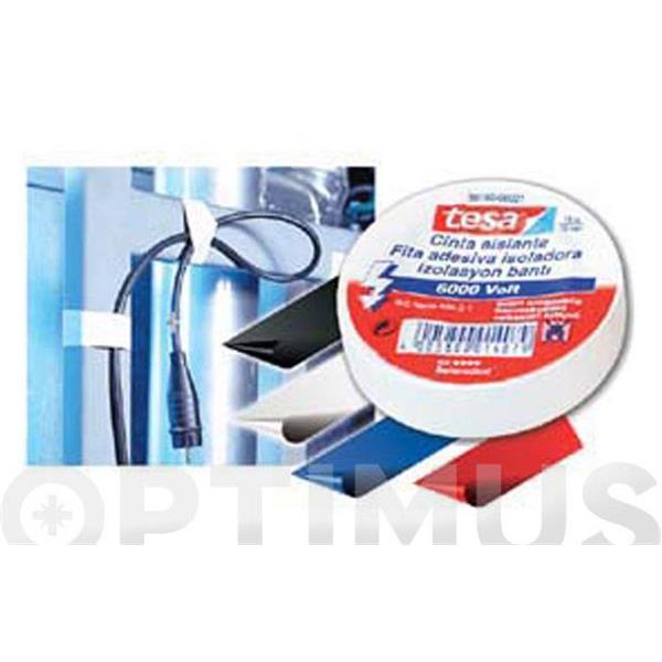 CINTA AISLANTE HOMOLOGADA GRIS 20 MT X 19 MM TESAFLEX