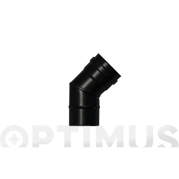 CODO P.SIMPLE VITRIFICADO MATE PELLET &Oslash; 80 MM 45&ordm; FR