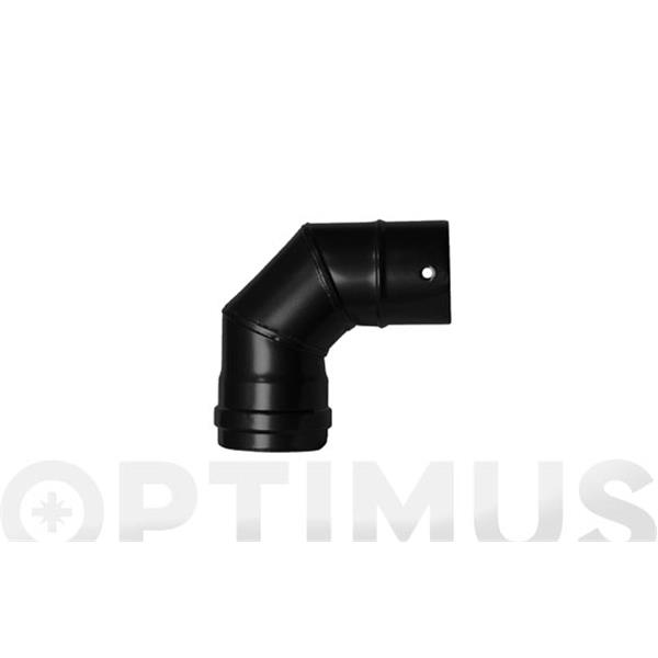 CODO P.SIMPLE VITRIFICADO MATE PELLET &Oslash; 80 MM 90&ordm; FR