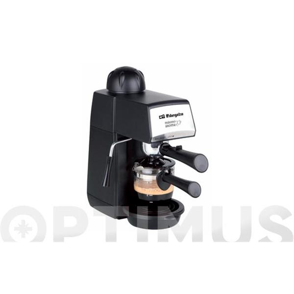 CAFETERA ESPRESSO (A PRESI&Oacute;N) ORBEGOZO DE 5 BARES CON VAPORIZADOR PARA LECHE (870W)