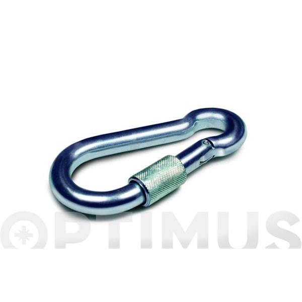 MOSQUETON BOMBERO CON SEGURO CINCADO (1 UNIDAD) &Oslash; 8-80 MM 230 KG