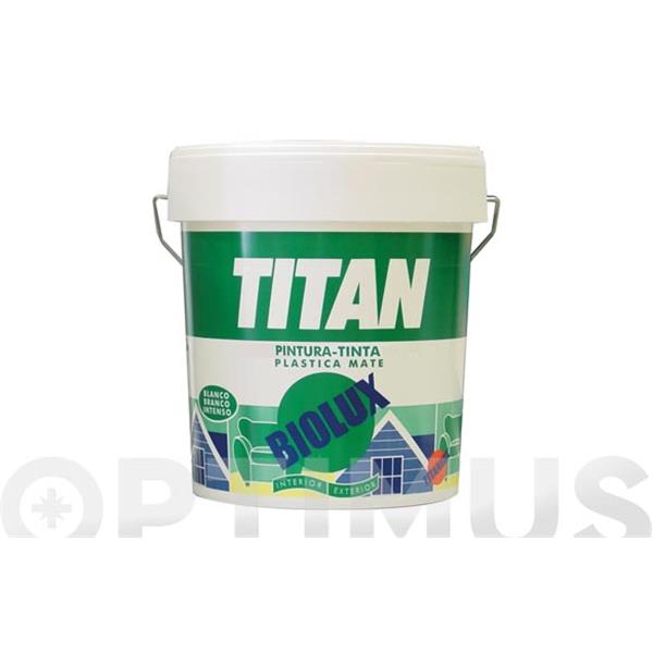 PINTURA PL&Aacute;STICA PARA FACHADAS BIOLUX 4L EXTERIOR MATE TITANLUX