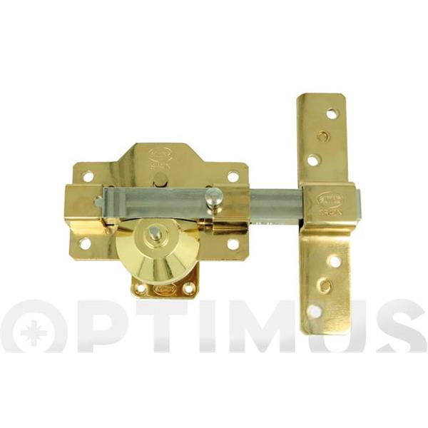 CERROJO 1 PLUS CILINDRO &Oslash; 30 X 53,5 MM DORADO CON LLAVE AMIG