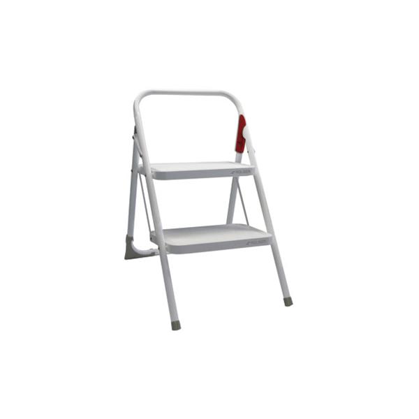TABURETE DOMESTICO PLEGABLE M10 2 PELDA&Ntilde;OS BLANCO