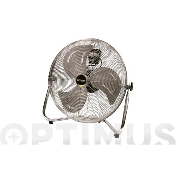 VENTILADOR DE SUELO INDUSTRIAL &Oslash; 50 CM 120 WT ORIENTABLE 3 VELOCIDADES IRONSIDE
