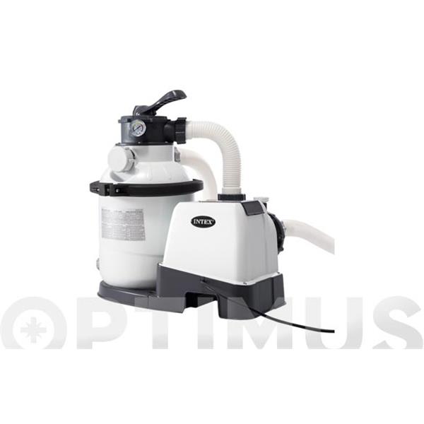 BOMBA FILTRO ARENA ELECTRICA(220/240V) 4500 L/H , 12 KG DE ARENA HASTA 12500 L. QF+