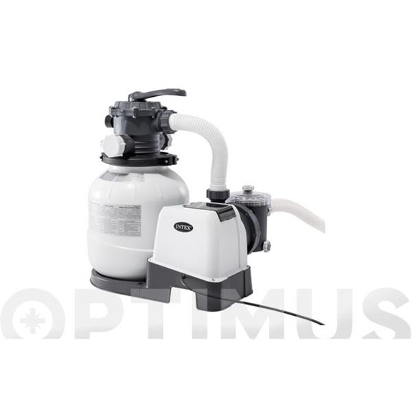 BOMBA FILTRO ARENA ELECTRICA(220/240V) 23 KG DE ARENA 7900L/H HASTA 30000 LT. INTEX .
