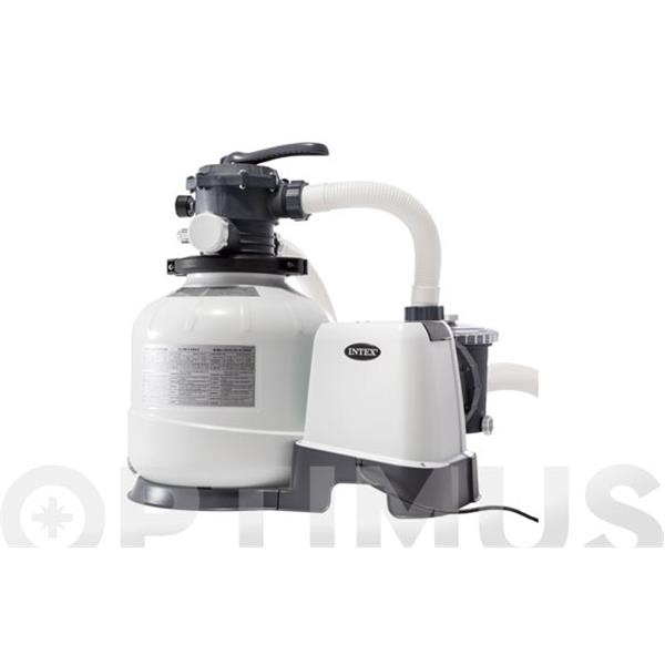 BOMBA FILTRO ARENA ELECTRICA(220/240V) 10500 L/H CAPACIDAD 35 KG ARENA Y HASTA 40000 LT INTEX .