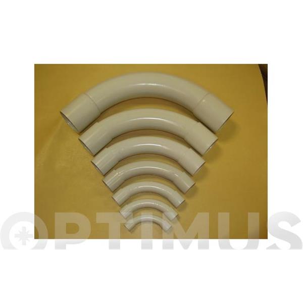 MANGUITO FERGONGUR PVC CURVADO 90&ordm; M-16 25 UDS TUPERSA