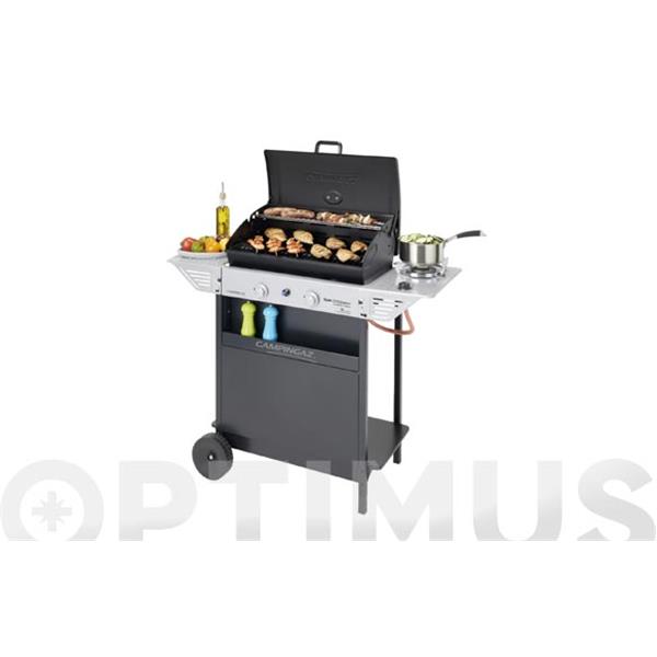 BARBACOA A GAS 2 QUEMADORES + HORNILLO XPERT ROCKY 8200 W + 2100 W 