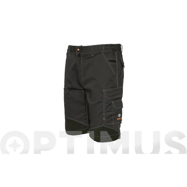 BERMUDA MULTIBOLSILLOS STRETCH EXTREME STARTER GRIS ANTRACITA TALLA XXL