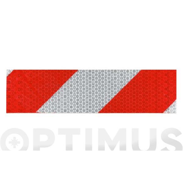 CINTA ADHESIVA DE SE&Ntilde;AL. REFLEC. BLANCA/ROJA 33 MT X 50 MM TARGET