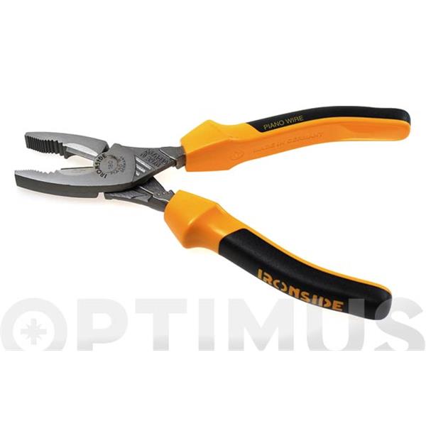 ALICATE UNIVERSAL CON MUELLE 180 MM MANGO BIMATERIAL IRONSIDE 