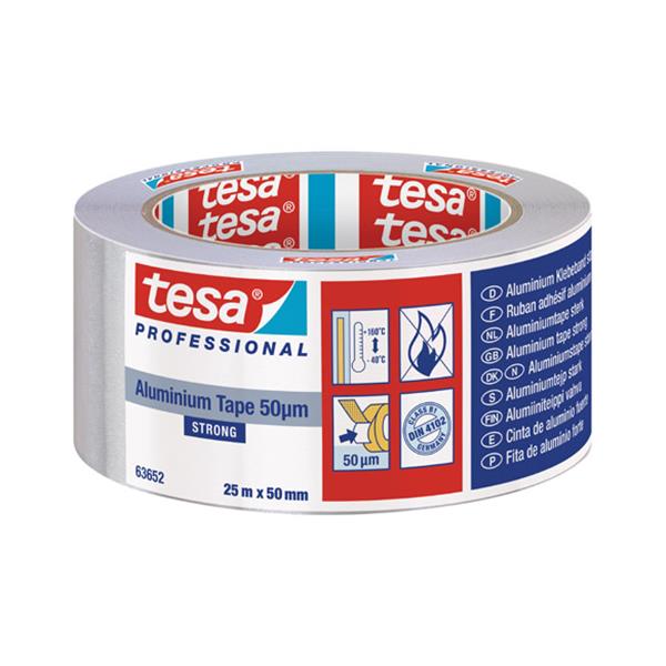 CINTA ALUMINIO 50 MM X 25 MT TESA