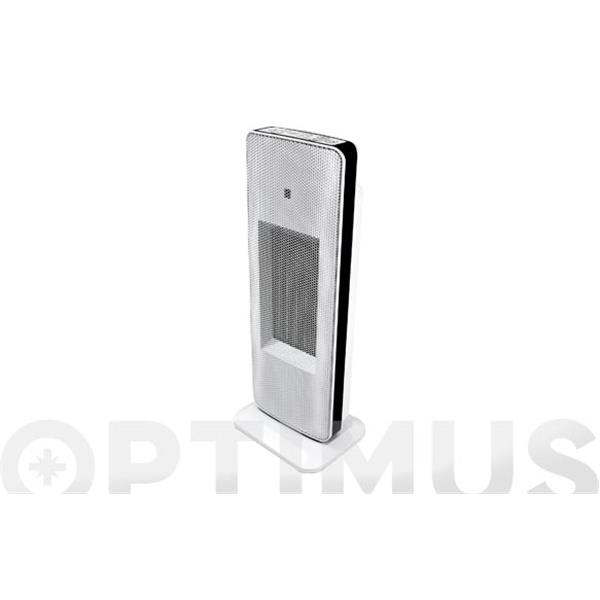 CALEFACTOR TORRE CER&Aacute;MICO OSCILANTE 1000W/2000W CON MANDO Y TIMER SONEDAS