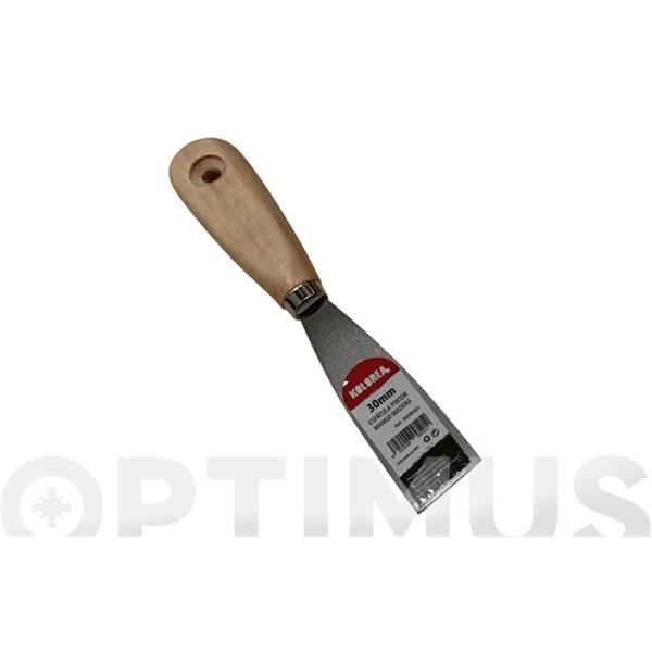 ESPATULA PINTOR ACERO MANGO MADERA 30 MM KOLOREA