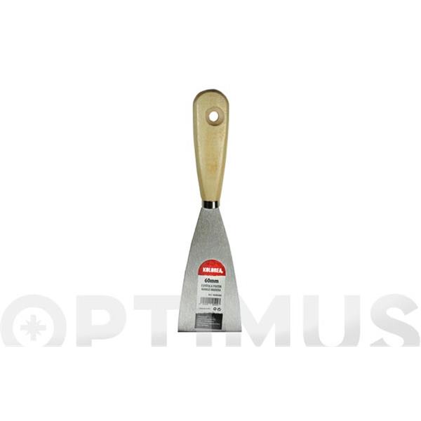 ESPATULA PINTOR ACERO MANGO MADERA 60 MM KOLOREA