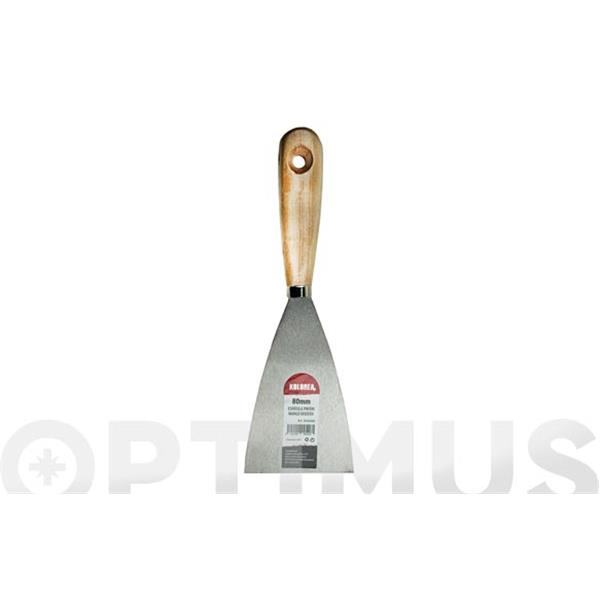 ESPATULA PINTOR ACERO MANGO MADERA 80 MM KOLOREA