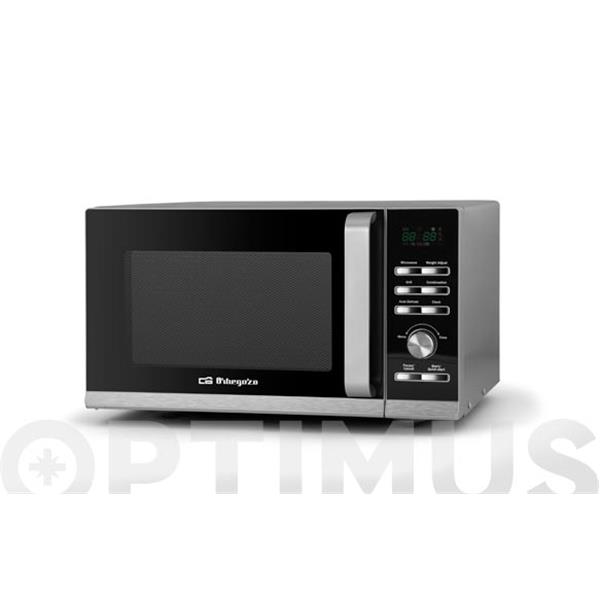 HORNO MICROONDAS DIGITAL GRIS SOBREMESA 20L 700 W. GRILL: 900 WT ORBEGOZO