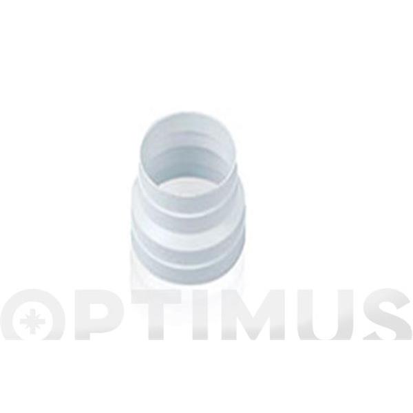 ARO REDUCTOR TUBO EXTRACCION PVC REDONDO A REDONDO DE &Oslash; 125 X 100 MM GONAL