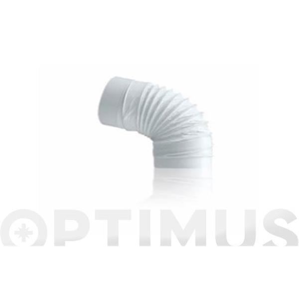 CODO FLEXIBLE TUBO EXTRACCION PVC REDONDO &Oslash; 100 MM GONAL