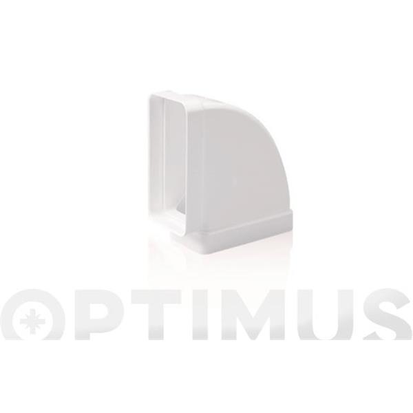 CODO RECTANGULAR HORIZONTAL 90&ordm; TUBO EXTRACCION PVC 150 X 75 MM GONAL