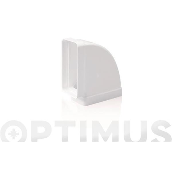 CODO RECTANGULAR HORIZONTAL 90&ordm; TUBO EXTRACCION PV 110 X 55 MM GONAL