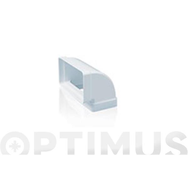 CODO RECTANGULAR VERTICAL 90&ordm; TUBO EXTRACCION PVC 150 X 75 MM GONAL