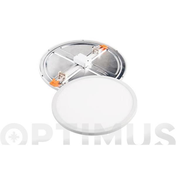 DOWNLIGHT LED EMPOTRAR BLANCO REDONDO 20 W 2000 LM NEUTRA (4000K)