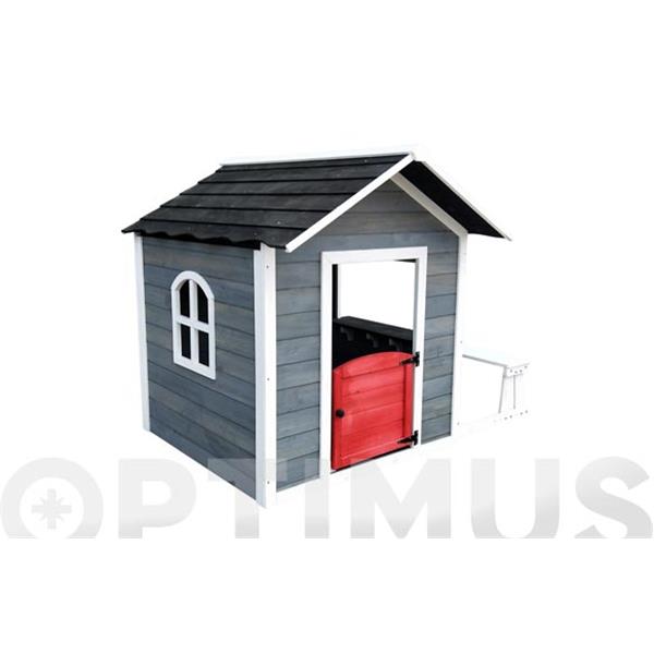 CASETA MADERA INFANTIL CHLOE GREY  116 X 138 X 132 CM TOYS