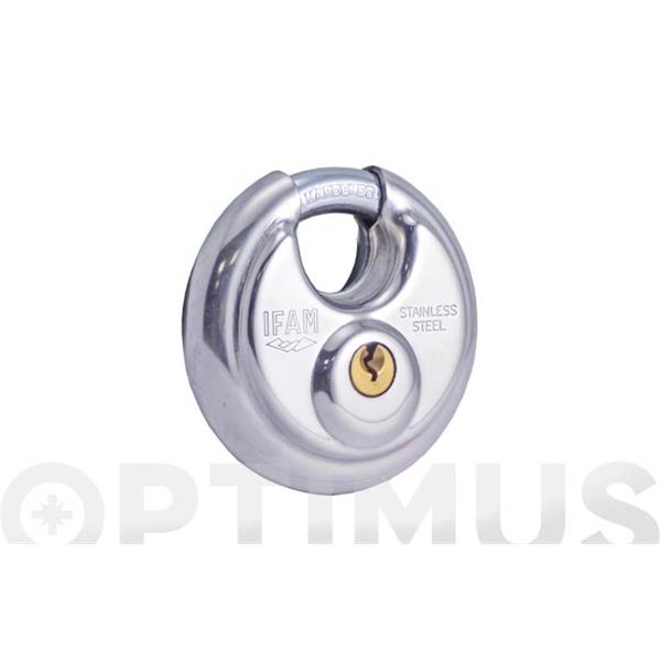 CANDADO CIRCULAR INOXIDABLE 70 MM IFAM