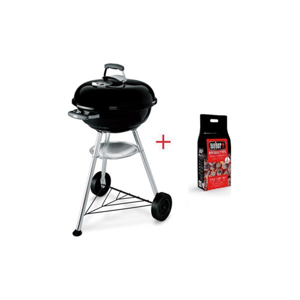 BARBACOA CARBON COMPACT KETTEL 47 REGALO 3 KG BRIQUETAS