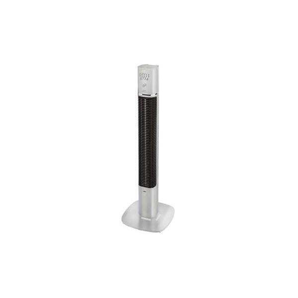 VENTILADOR DE TORRE GRIS OSCILANTE 45W CON MANDO A DISTANCIA & TEMPORIZADOR S&P