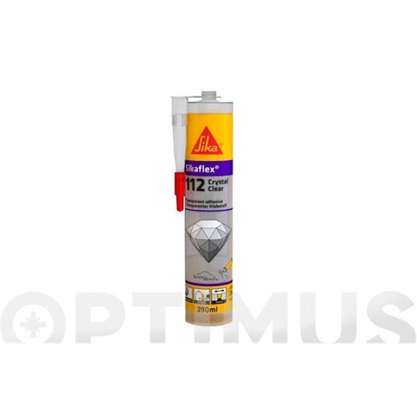 ADHESIVO DE MONTAJE SIKAFLEX 112 CRYSTAL CLEAR 290 GR TRANSPARENTE SIKA