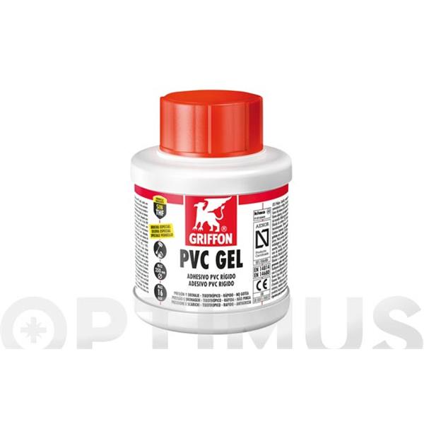 ADHESIVO PARA PVC R&Iacute;GIDO TIXOTROPICO GEL 250 ML GRIFFON IMEDIO
