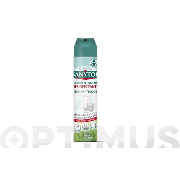 DESINFECTANTE SPRAY HOGAR Y TEJIDOS 300 ML AEROSOL SANYTOL