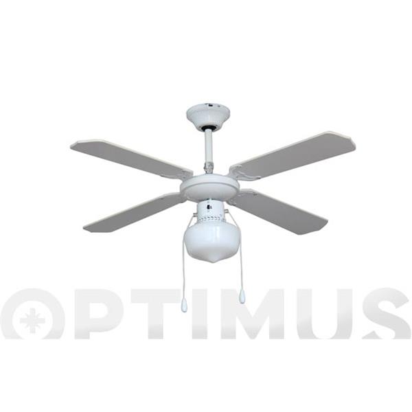 VENTILADOR DE TECHO 4 ASPAS &Oslash; 90CM 60W CON 3 VELOCIDADES & LUZ BOXPLUS