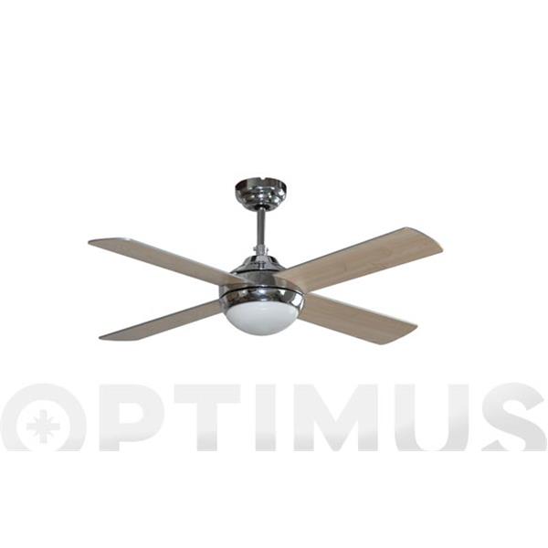 VENTILADOR DE TECHO 4 ASPAS &Oslash; 130CM 65W CON MANDO A DISTANCIA & LUZ BOXPLUS
