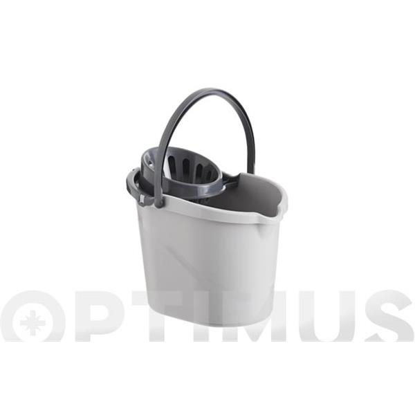 CUBO CON ESCURRIDOR ATOMIC GRIS 14 LT MAYA