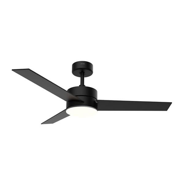 VENTILADOR DE TECHO BORA 3048 NEGRO/MADERA CON 3 ASPAS & LUZ LED 70W 118CM UNIVERSAL BLUE