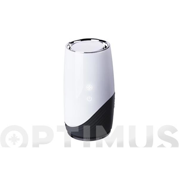 PURIFICADOR DE AIRE IONIZADOR CON PANEL T&Aacute;CTIL, FILTRO HEPA Y CARBON ACTIVO RUBY
