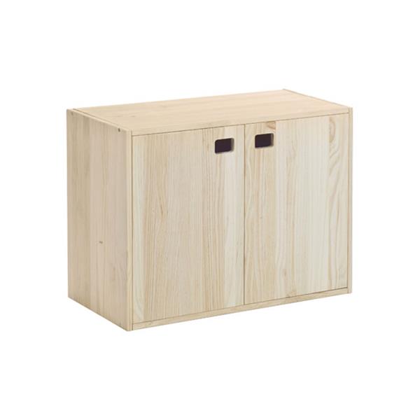 MUEBLE MODULO HORIZONTAL DINAMIC 2 PUERTAS 53,5 X 70,8 X 33 CM PINO MACIZO ASTIGARRAGA
