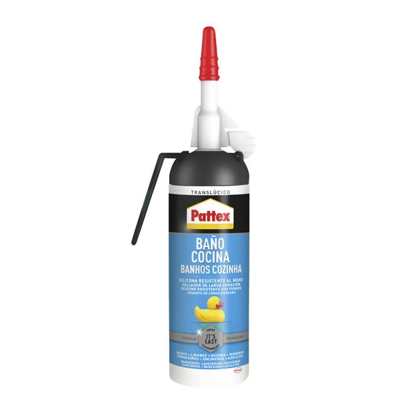 SILICONA MINI BA&Ntilde;O Y COCINA FACIL TRANSPARENTE 100ML PATTEX