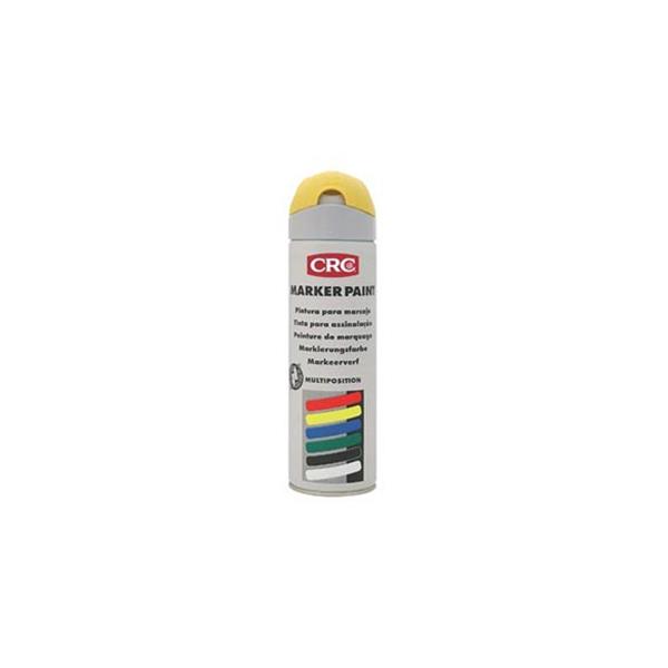 MARCADOR DE PINTURA PARA OBRAS MARKERPAINT 500 ML AMARILLO CONSTRUCCI&Oacute;N CRC