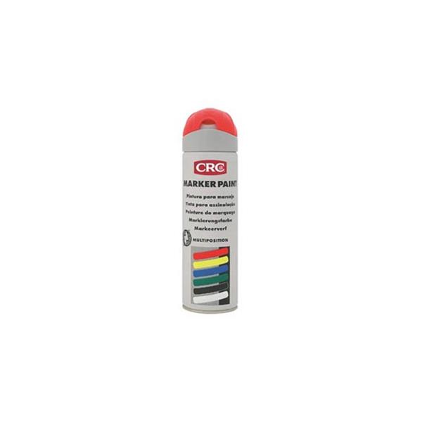 MARCADOR DE PINTURA PARA OBRAS MARKERPAINT 500 ML ROJO FLUO CRC