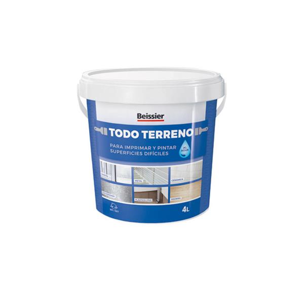 IMPRIMACION MULTIUSOS TODO TERRENO AL AGUA 4 LT BLANCO BEISSIER