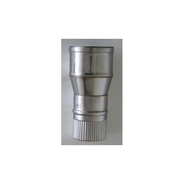 ADAPTADOR PARED SIMPLE A PARED DOBLE INOX 316L &Oslash; 80 A &Oslash; 80-130 PELLET FR 